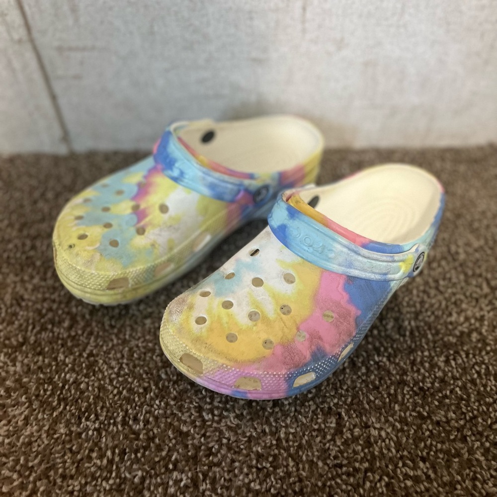 Tye Dye Crocs
